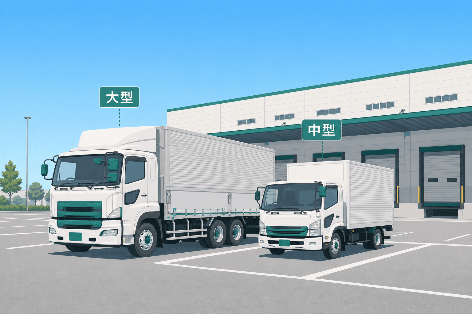 大型トラックドライバーの年収は?平均と給料アップの方法